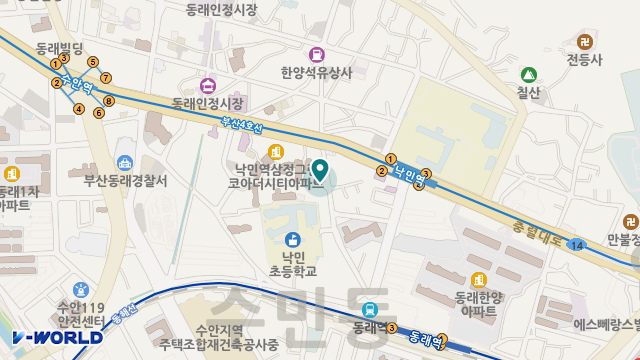 효민재가노인복지센터 위치 지도