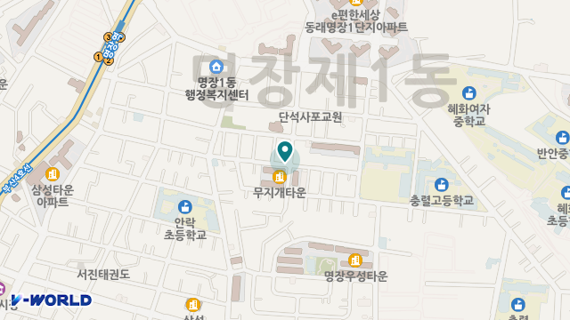 동래방네재가센터 위치 지도