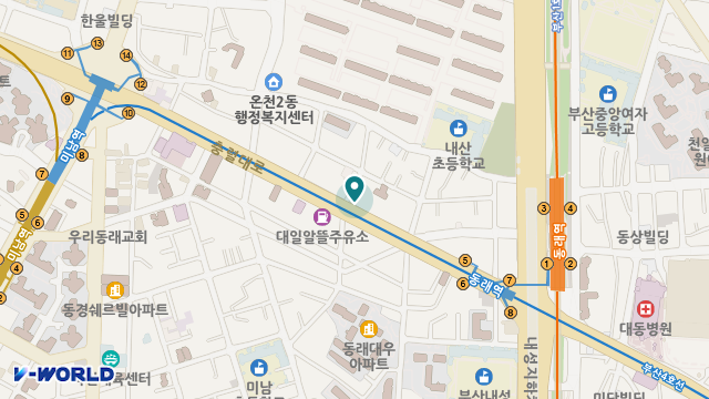 참재가복지센터 위치 지도