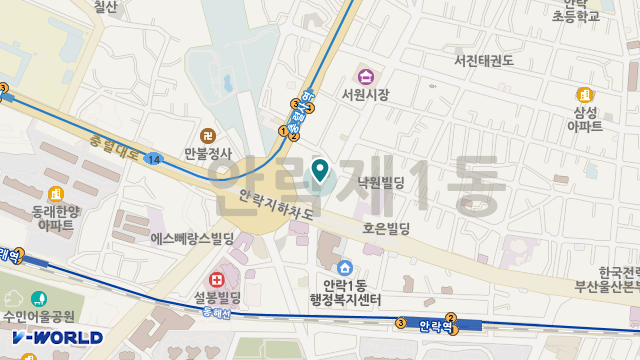 덕분애재활주간보호센터(주) 위치 지도