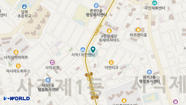우리노인복지센터 위치 지도