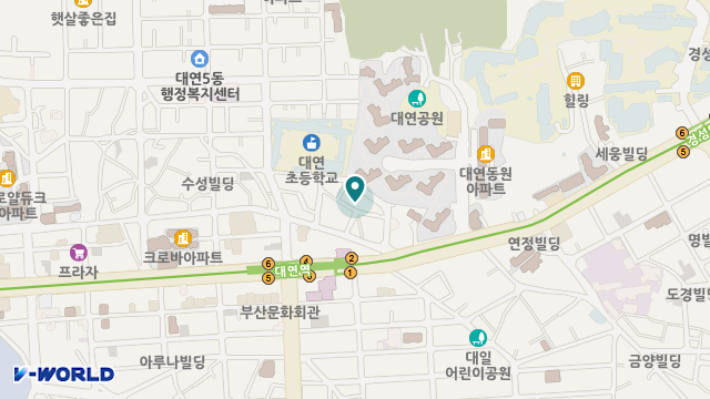 남구노인주간보호센터 위치 지도