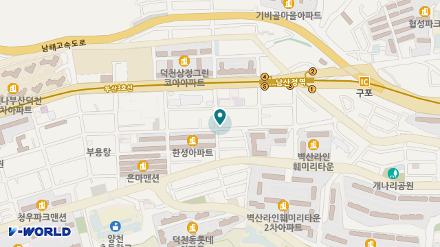 덕천재가방문요양센터 위치 지도
