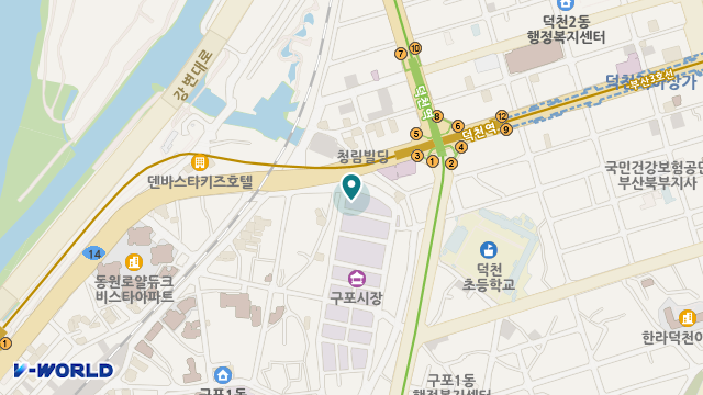 부경재가복지센터 위치 지도