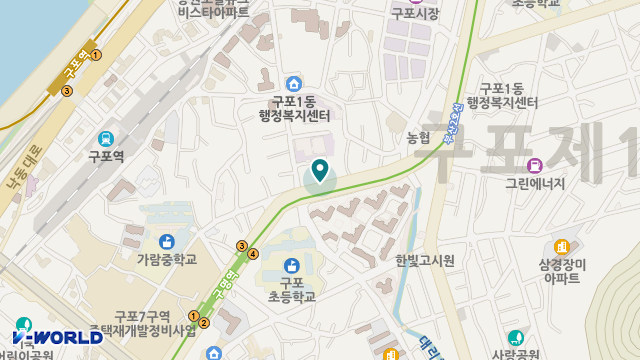 고운재가복지센터 위치 지도