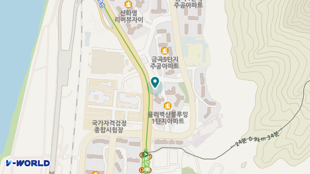 153실버재가센터 위치 지도