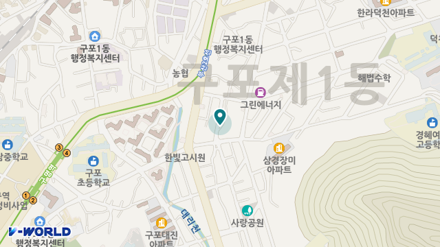 샘물복지센터 위치 지도