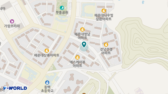 부영재가복지센타 위치 지도