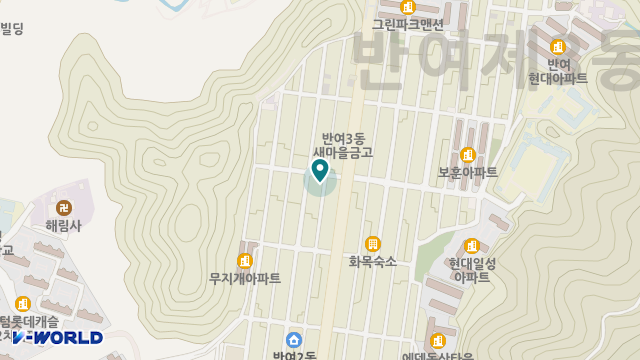 행복재가복지센터 위치 지도