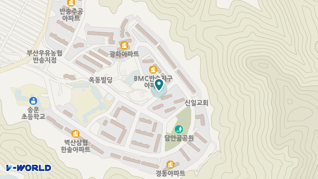 다사랑복지센터 위치 지도