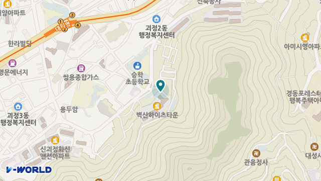 안심노인복지센터 위치 지도