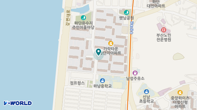 건강세상 재가노인복지센터 위치 지도