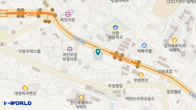 서부산의료기보청기 위치 지도