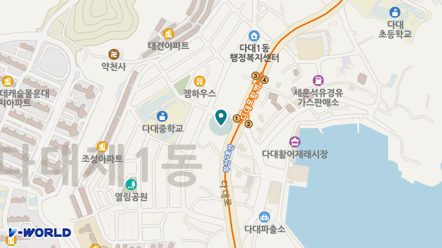 동행재가노인복지센터 위치 지도