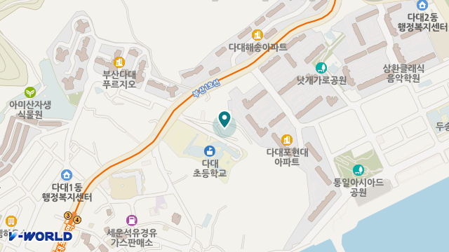 다사랑노인재가복지센터 위치 지도
