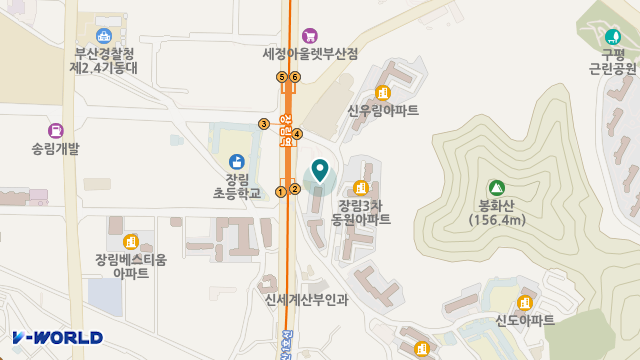 사하효심데이케어센터 위치 지도