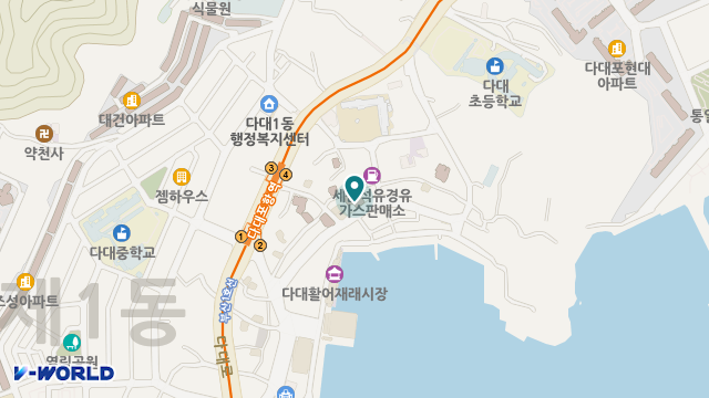 사랑채재가복지센터 위치 지도