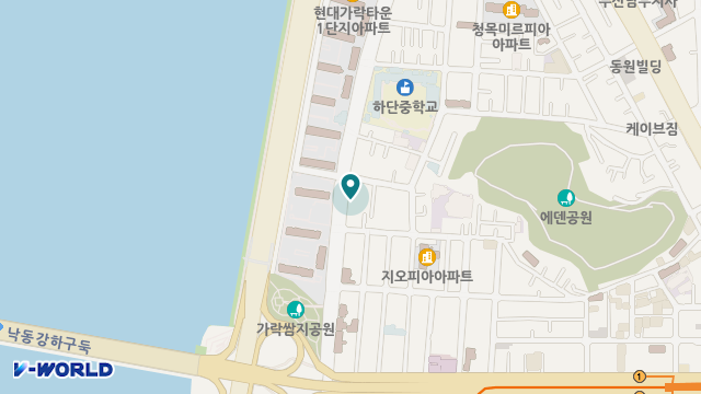 가온재가복지센터 위치 지도