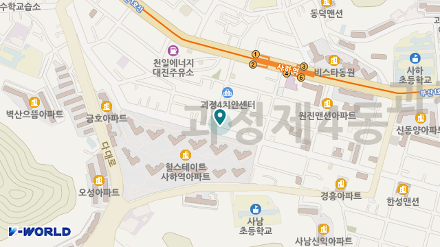 아름드리 재가복지센터 위치 지도