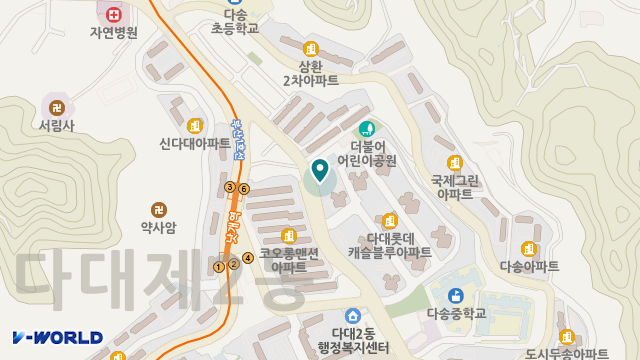 화목재가복지센터 위치 지도