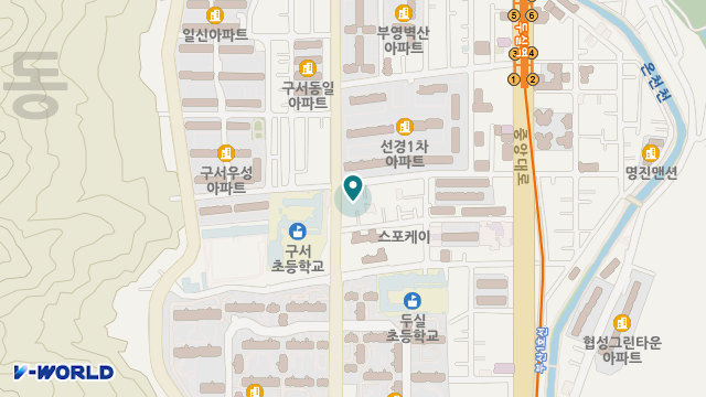노인세상 재활주간보호센터 위치 지도