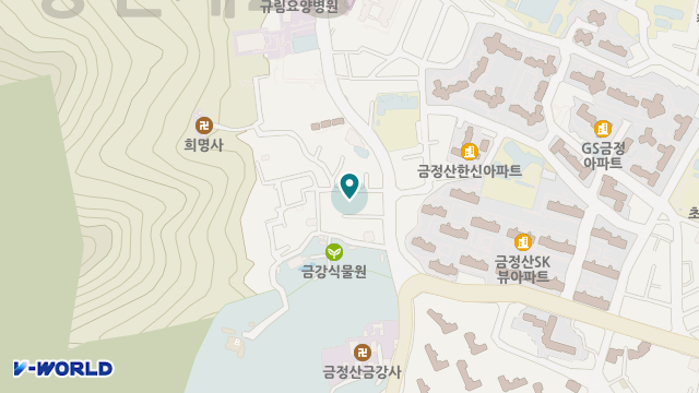 섬기는 재가요양센터 위치 지도