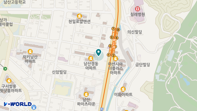 금샘요양지원센타 위치 지도