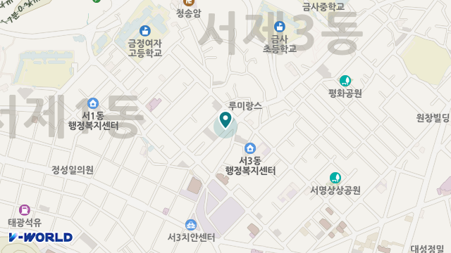 사랑나눔재가복지센터 위치 지도