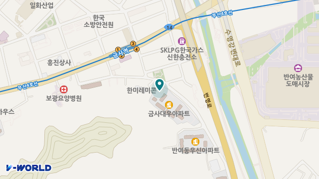 열방재가노인복지센터 위치 지도