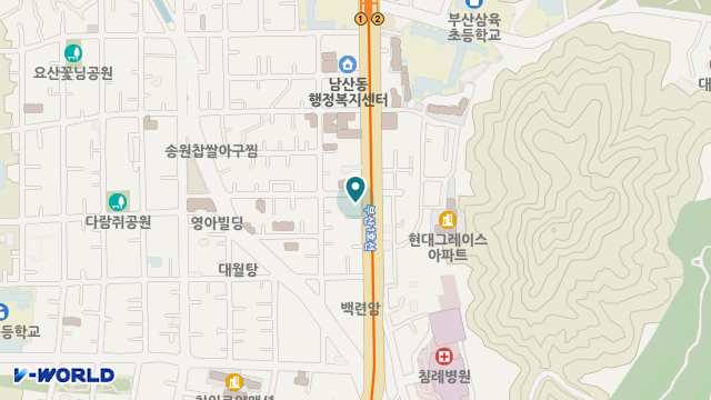 금강요양지원센터 위치 지도