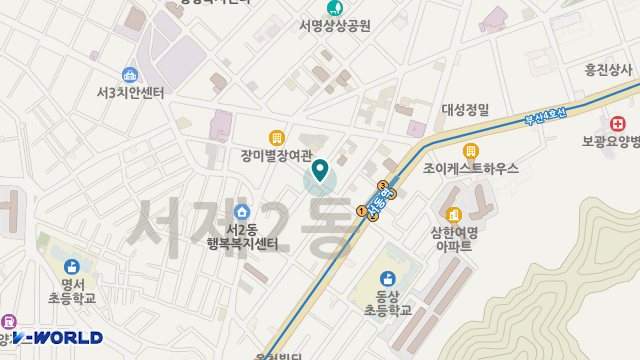 건강재가복지센터 위치 지도