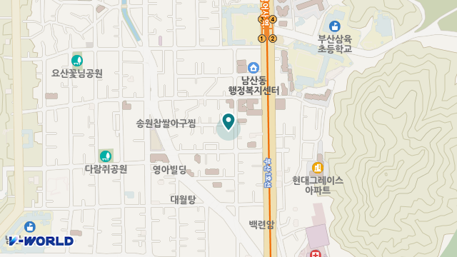 다정재가복지센터 위치 지도