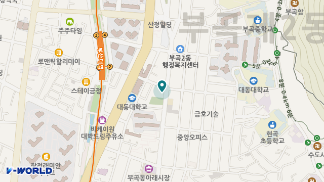 (주)부산노인복지센터 위치 지도