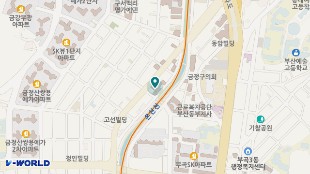 금정효자재가노인복지센터(주) 위치 지도