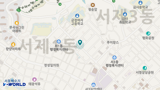 다누리재가센터 위치 지도