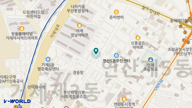 나누미재가복지센터 위치 지도