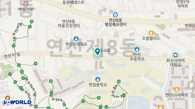 (주)부산데이케어 부산주간보호 위치 지도