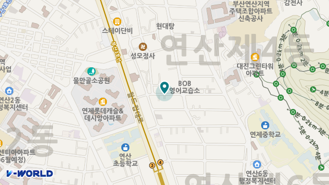 가람재가센터 위치 지도