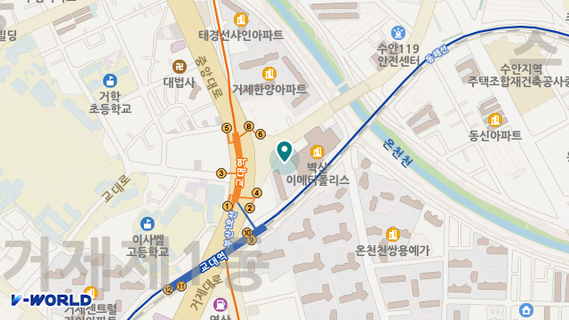 한마음요양복지센터 위치 지도