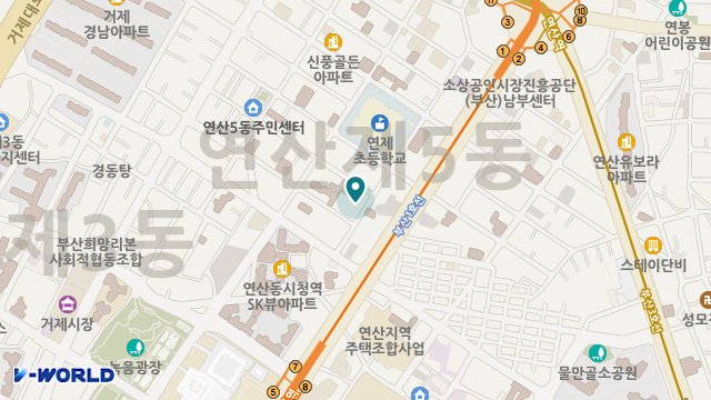 연제은빛나래재가복지센터 위치 지도