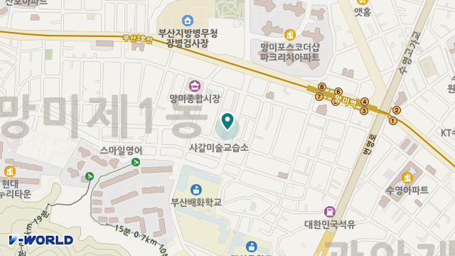 실버재가센터 위치 지도