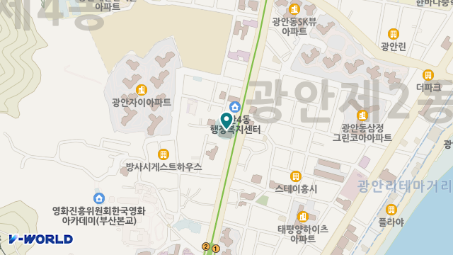 광안효심데이케어센터 위치 지도