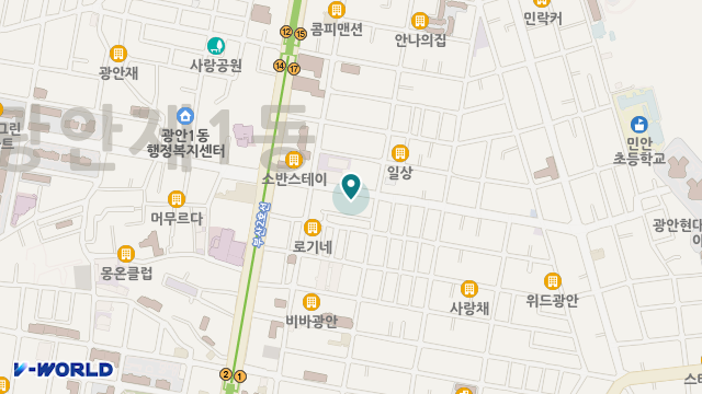 정다운재가복지센터 위치 지도