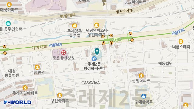 동행재가노인복지센터 위치 지도