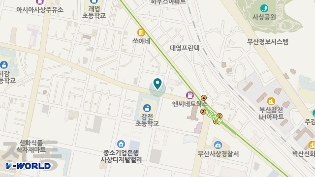 한음재가복지센터 위치 지도
