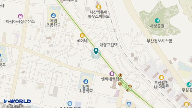 사랑재가주간보호센터 위치 지도