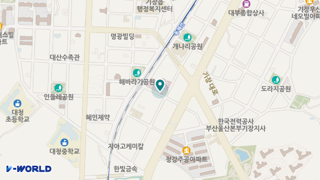 기장종합의료기 위치 지도