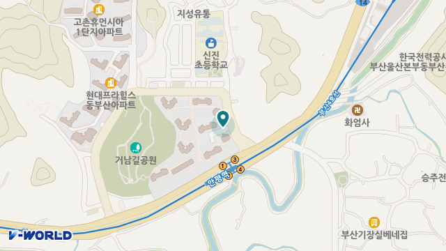 실버요양복지센터 위치 지도