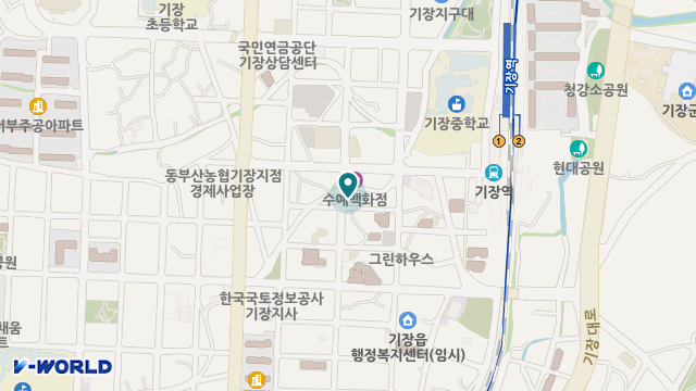 기장 재가노인복지센터 위치 지도