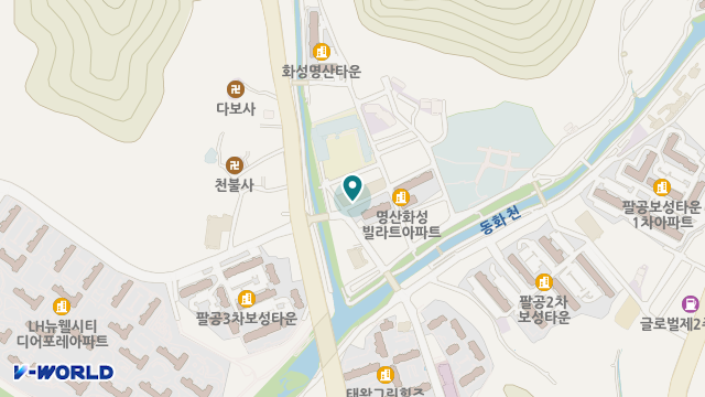 공산노인복지센터 위치 지도